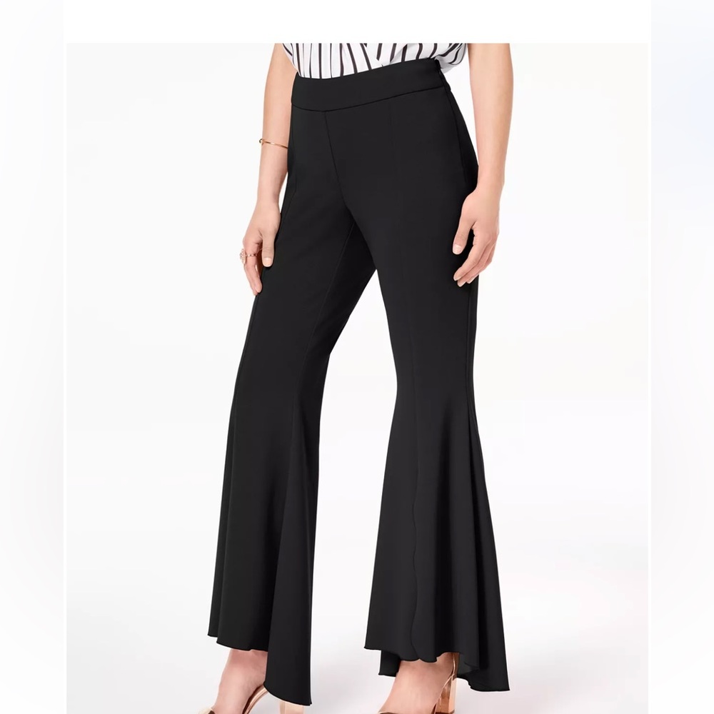 I.N.C. Curvy Flared High-Low Pants,